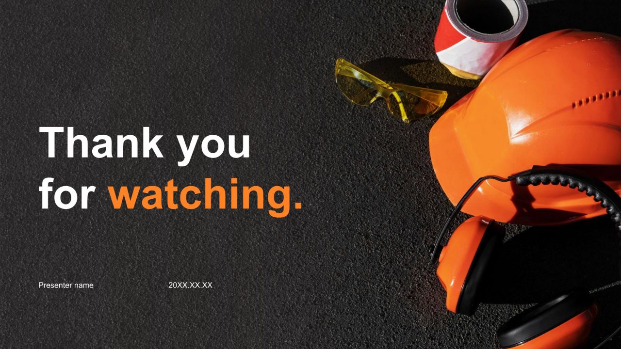 橙色商务风安全生产月活动总结与整改措施汇报PPT模板