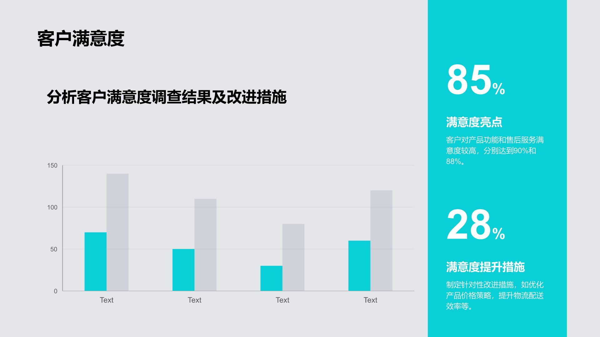 蓝色3D风市场部年度业绩复盘与目标汇报PPT模板