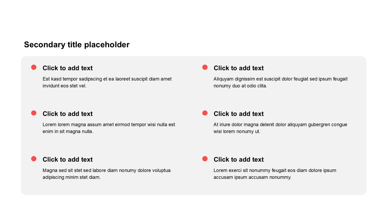 简约扁平纯文字列表