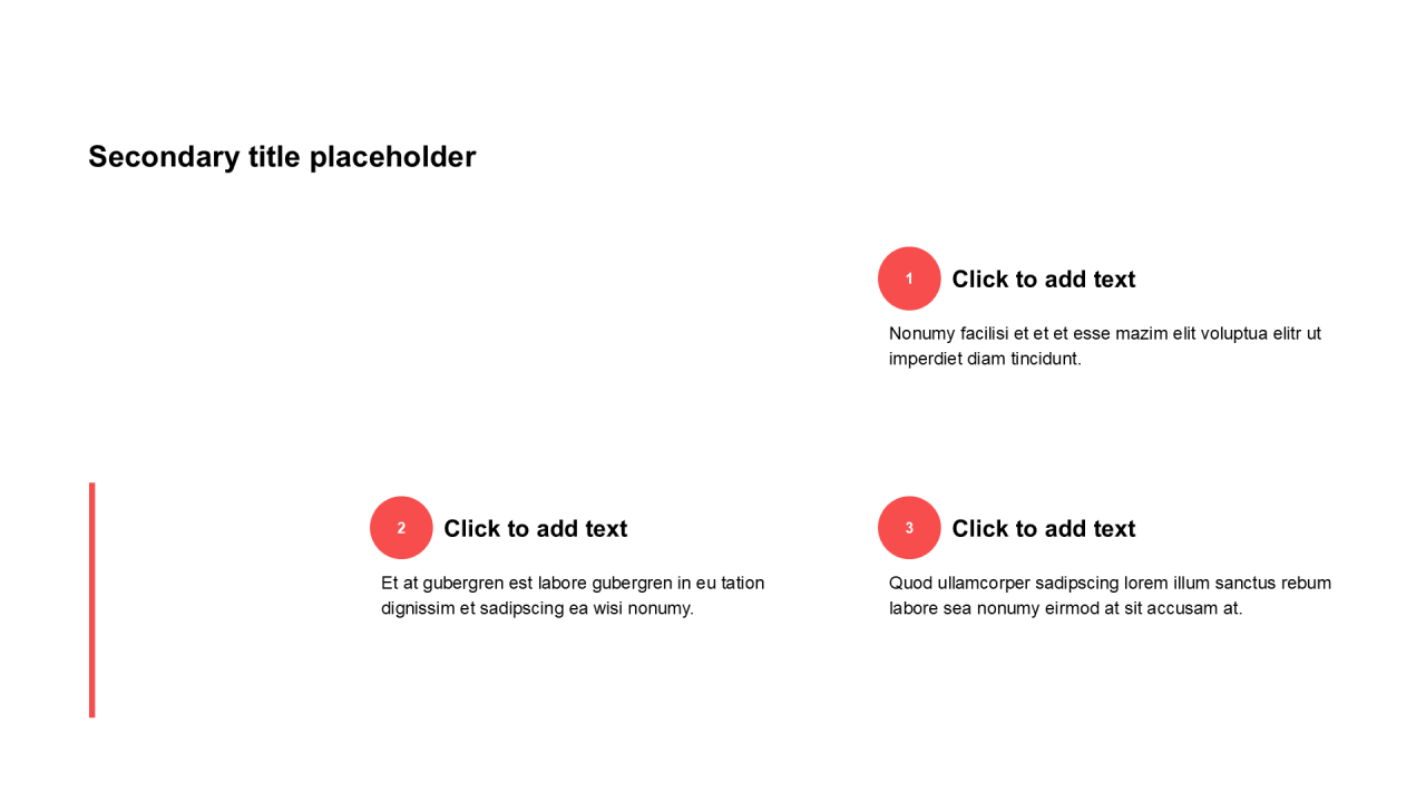 简约扁平纯文字列表