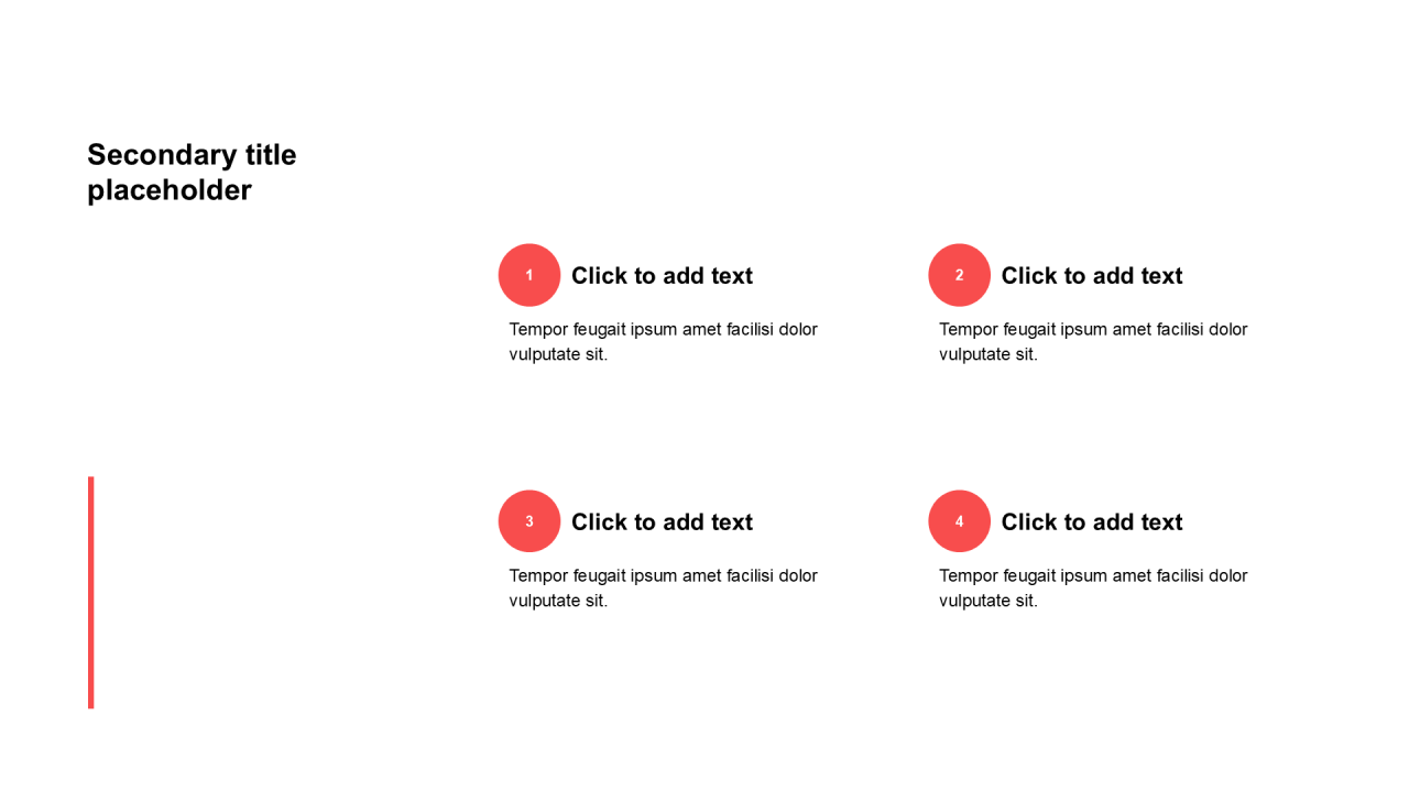 简约扁平纯文字列表