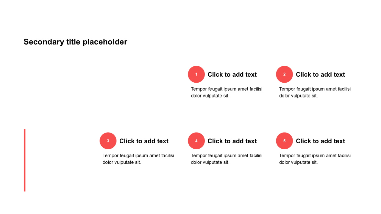 简约扁平纯文字列表