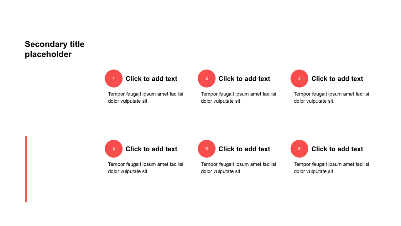 简约扁平纯文字列表
