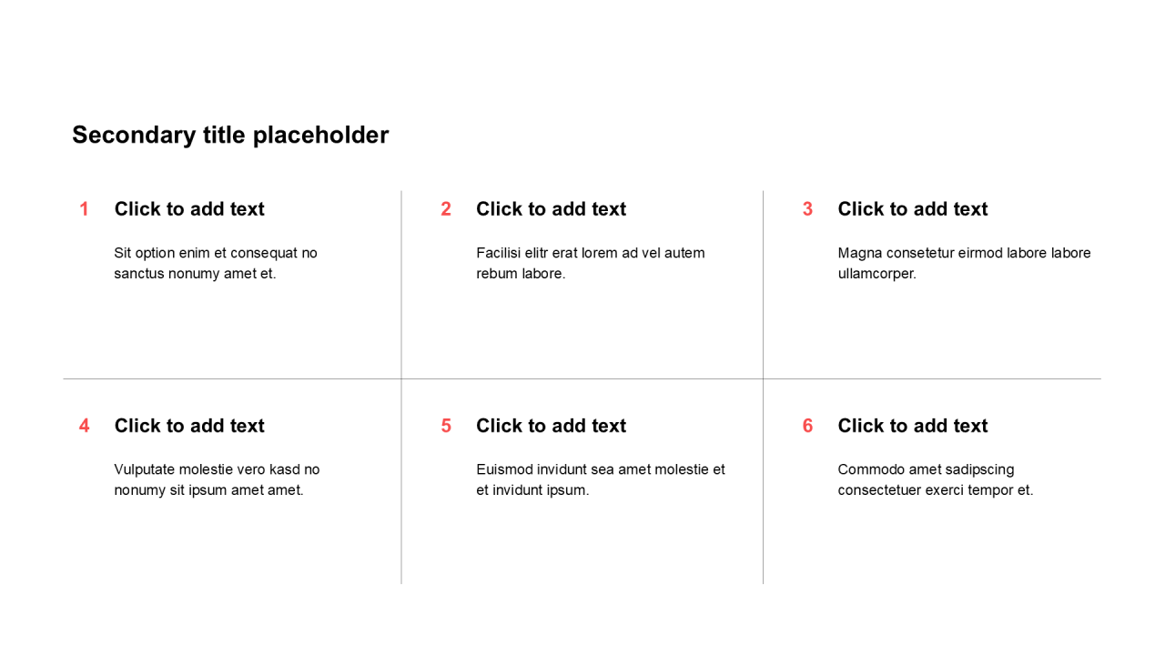 简约扁平纯文字矩阵