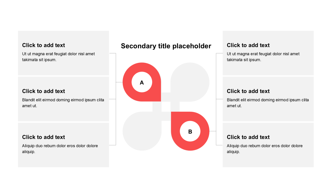 简约扁平纯文字矩阵
