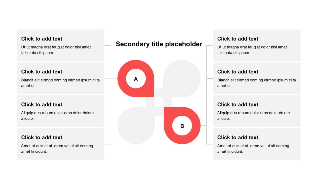 简约扁平纯文字矩阵