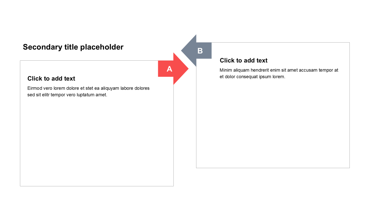 简约扁平纯文字关系