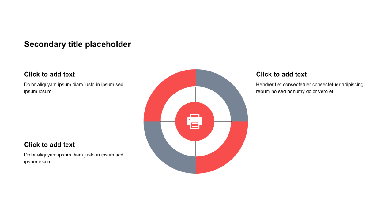 简约扁平纯文字循环