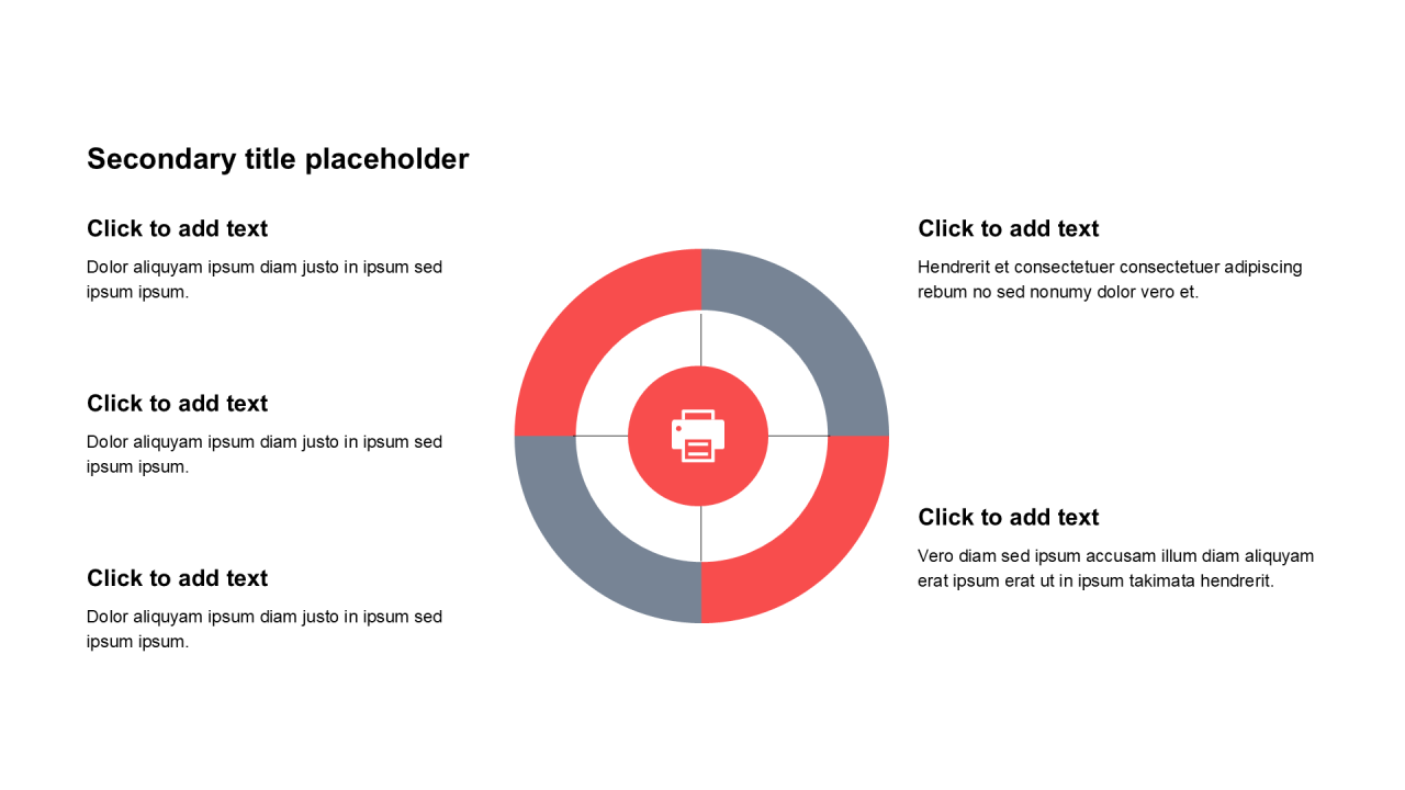 简约扁平纯文字循环