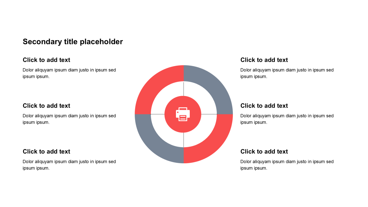 简约扁平纯文字循环