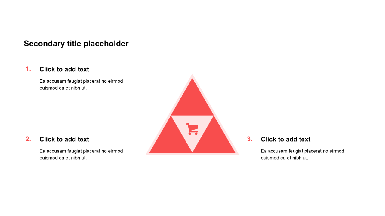简约扁平纯文字棱锥