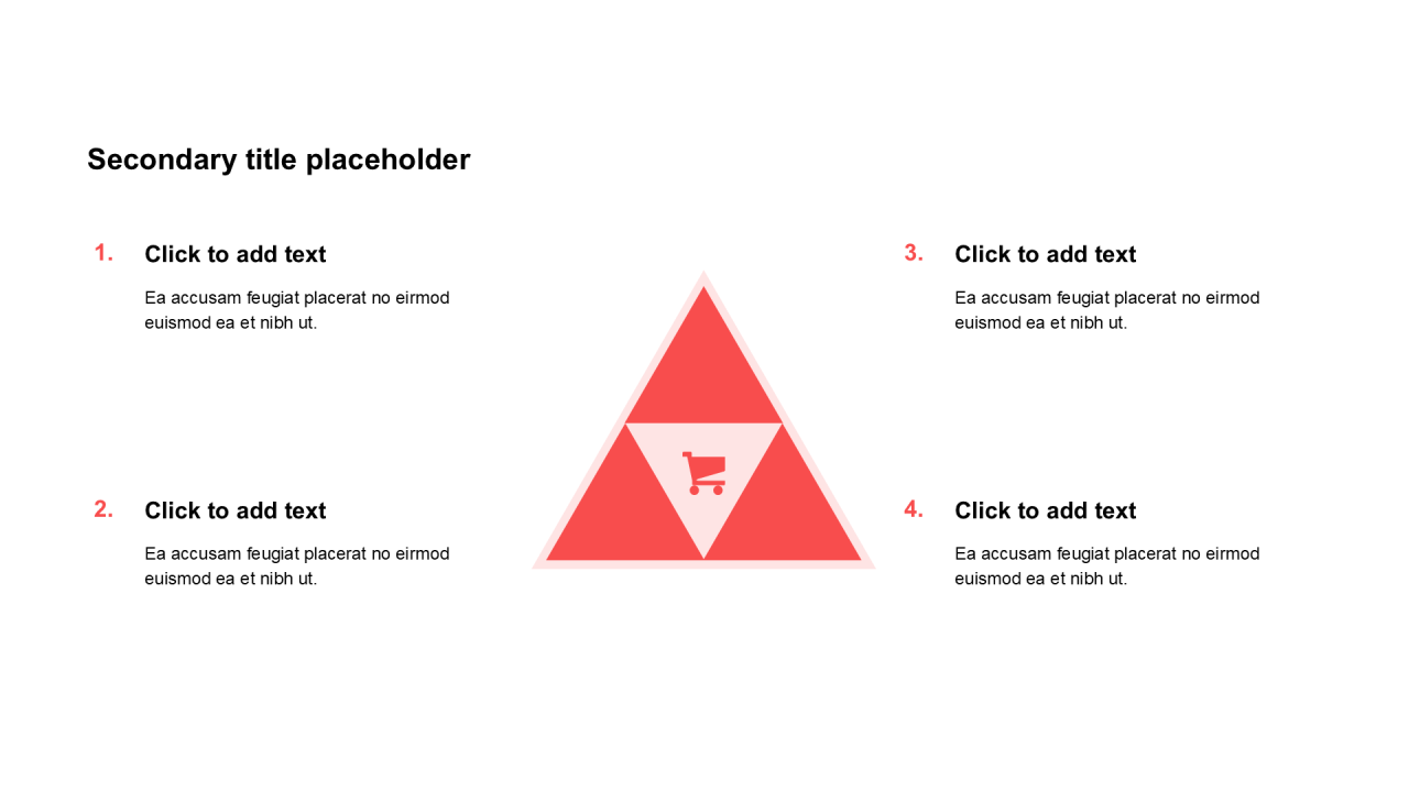 简约扁平纯文字棱锥