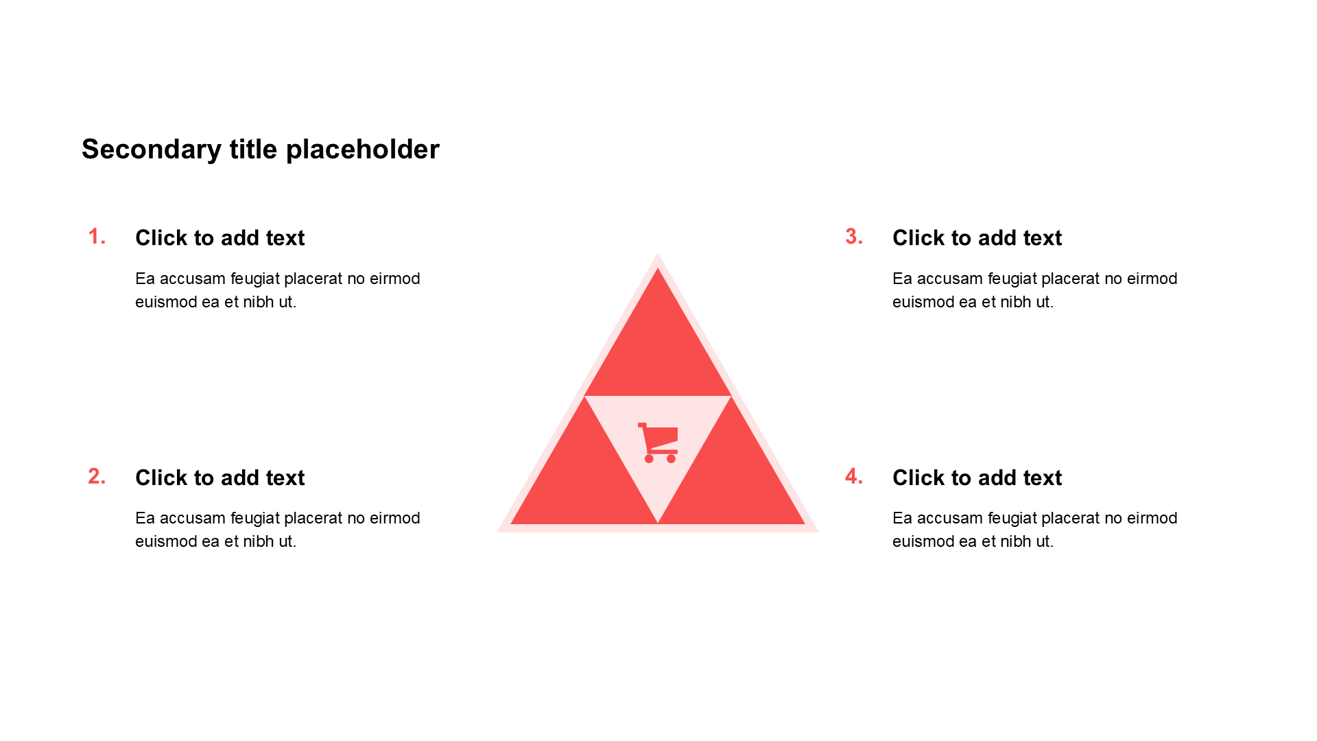 简约扁平纯文字棱锥