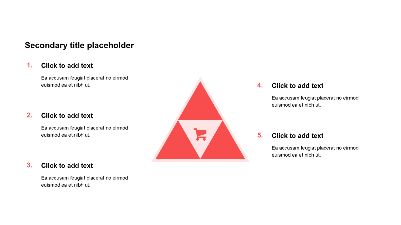 简约扁平纯文字棱锥