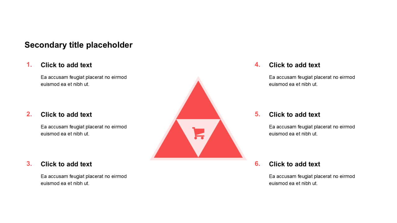 简约扁平纯文字棱锥