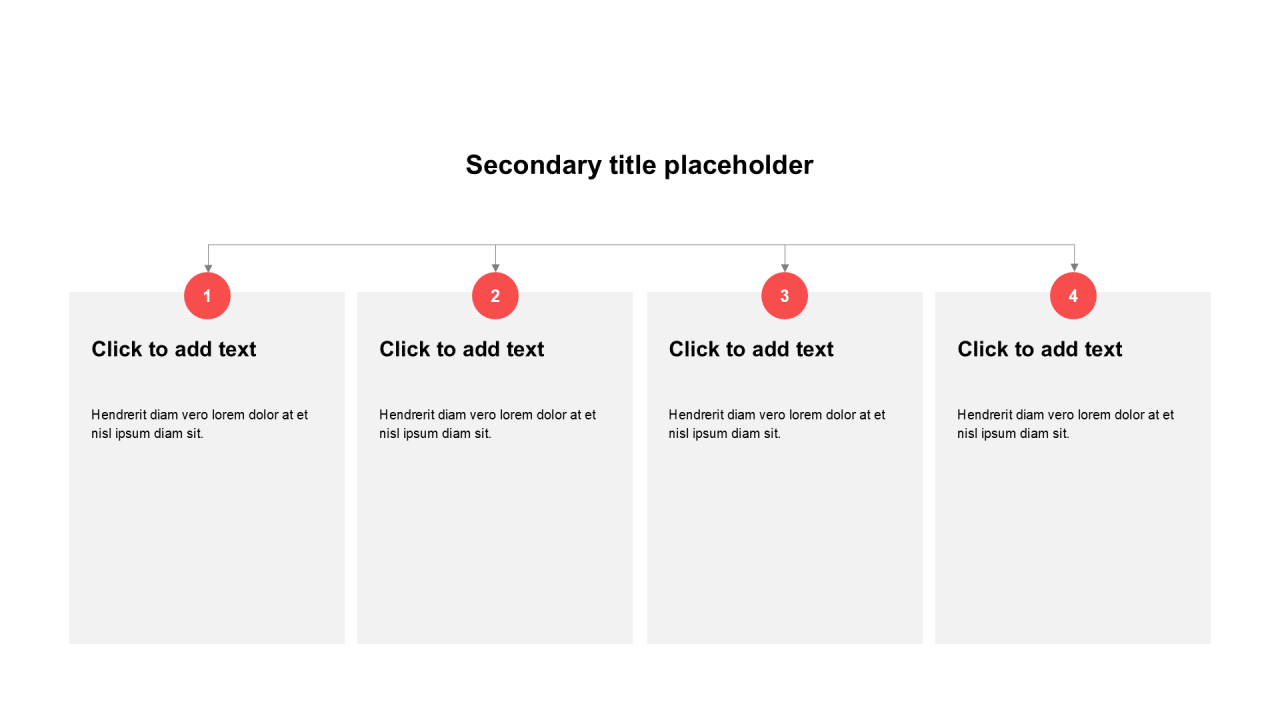 简约扁平纯文字层次结构