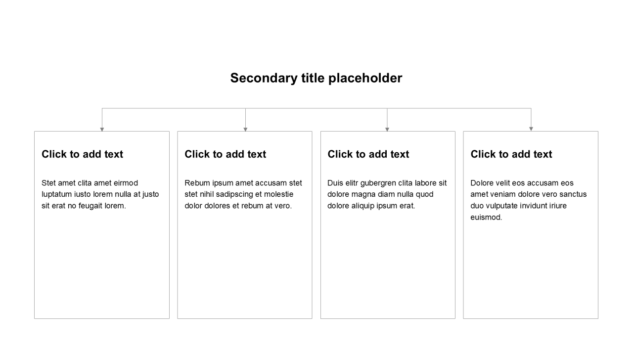 简约扁平纯文字层次结构