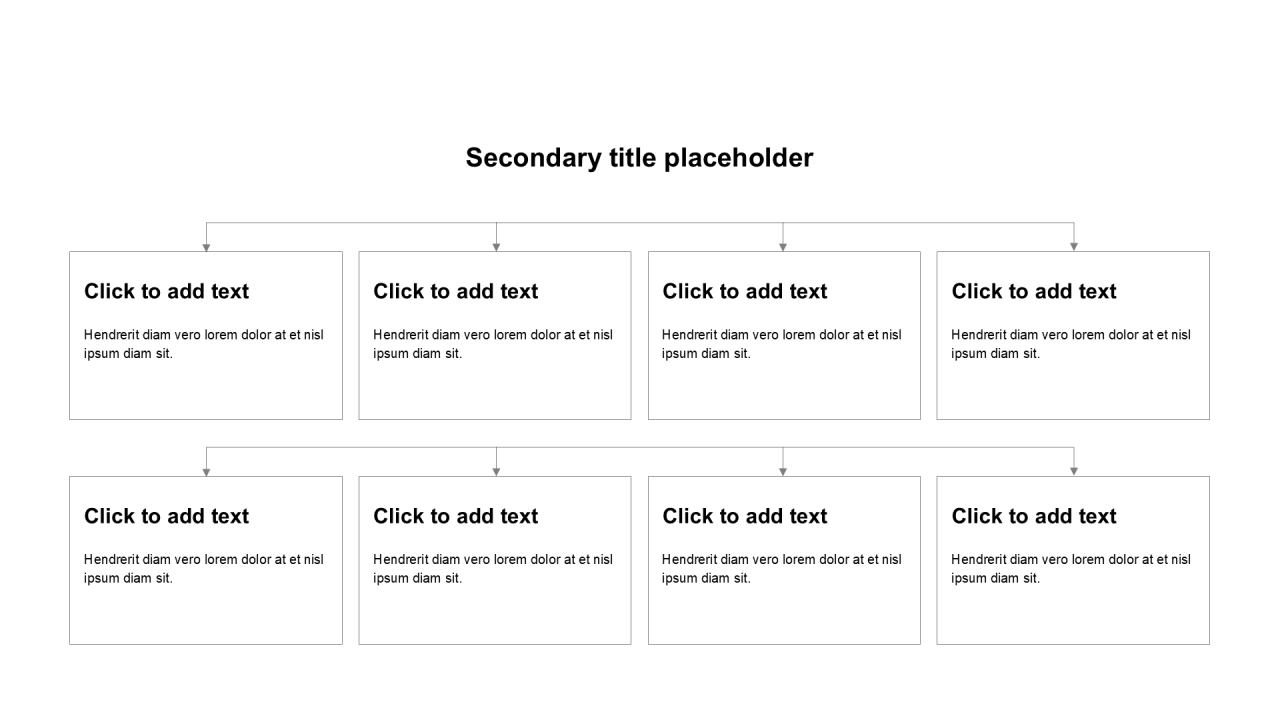 简约扁平纯文字层次结构