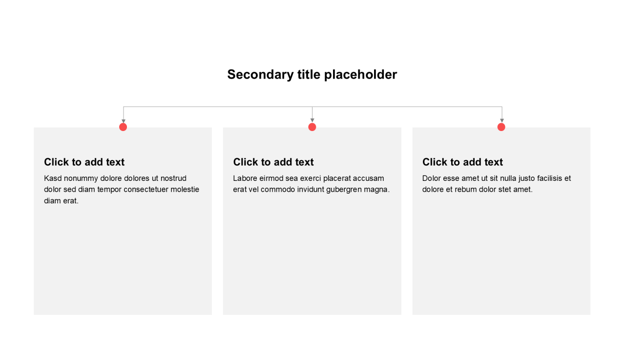 简约扁平纯文字层次结构