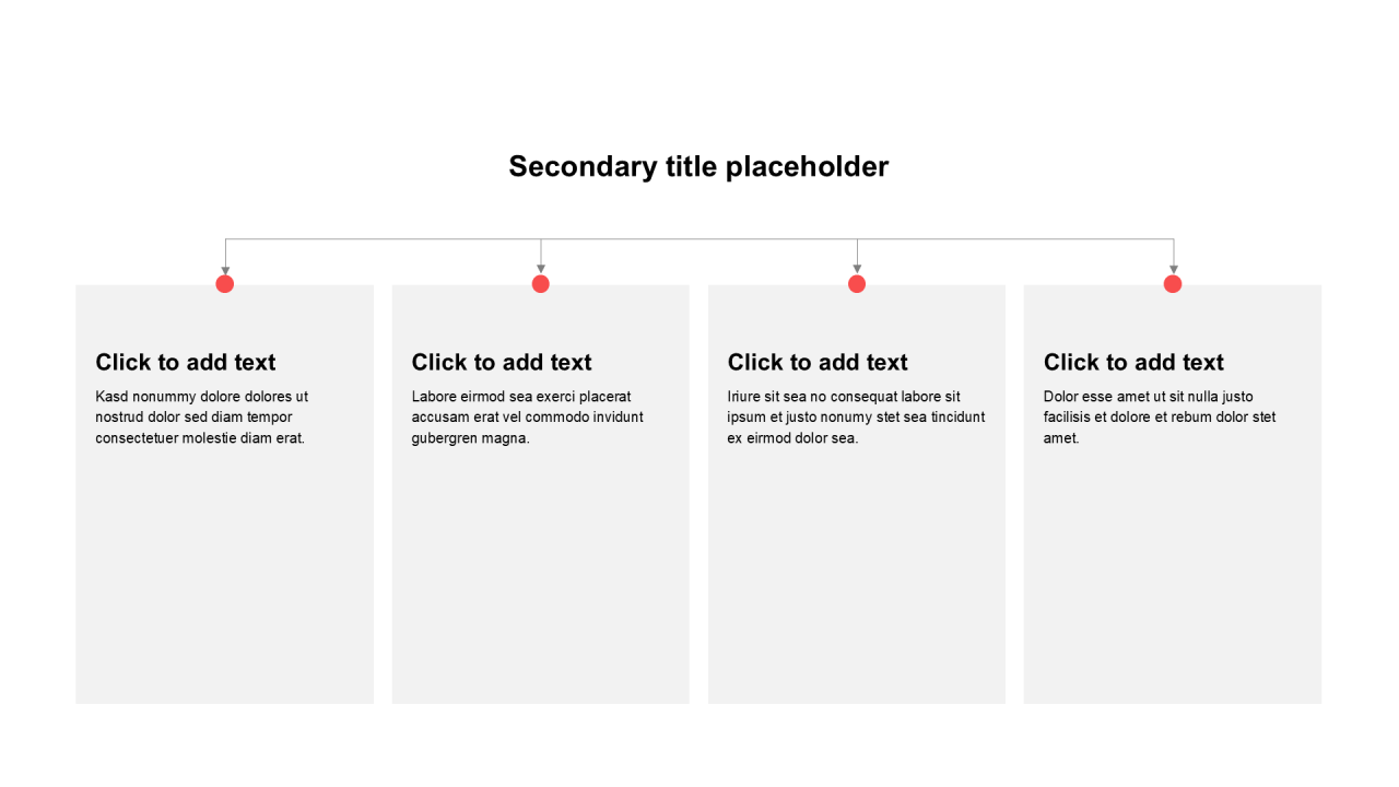简约扁平纯文字层次结构