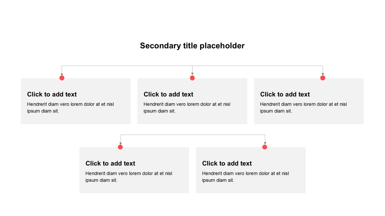 简约扁平纯文字层次结构