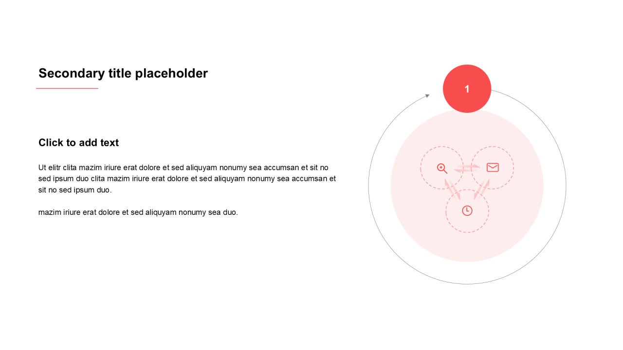 简约扁平纯文字思维模型
