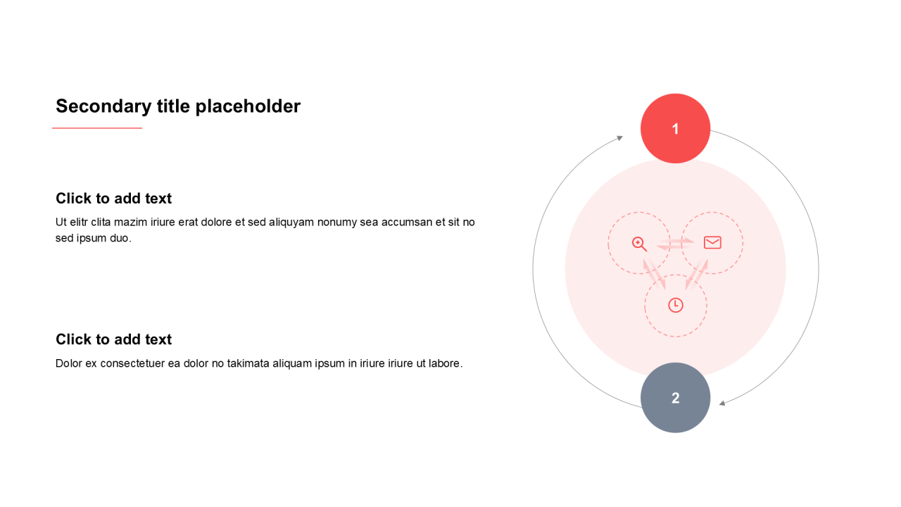 简约扁平纯文字思维模型