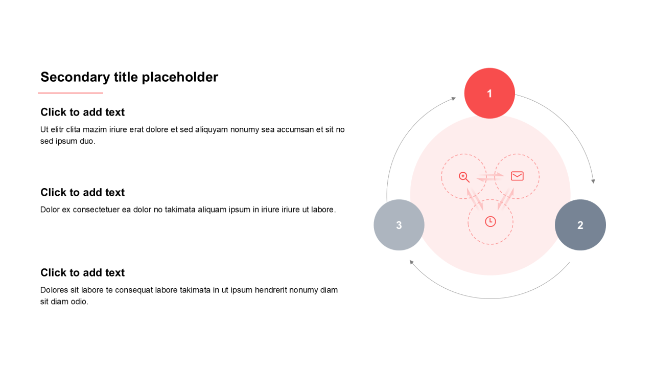 简约扁平纯文字思维模型