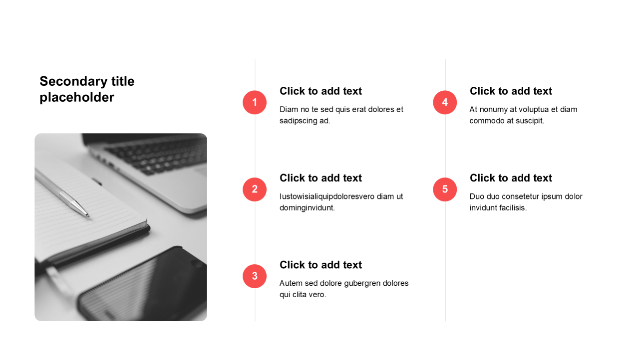 简约风含图片PPT列表