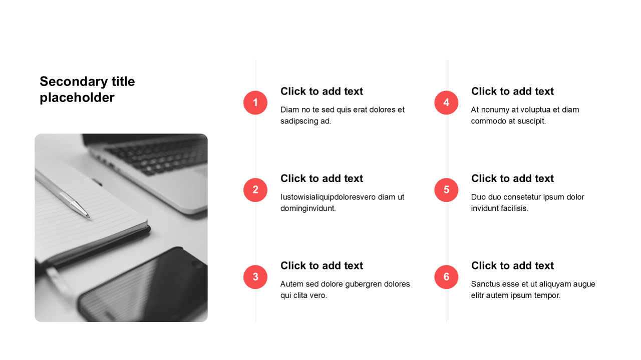 简约风含图片PPT列表
