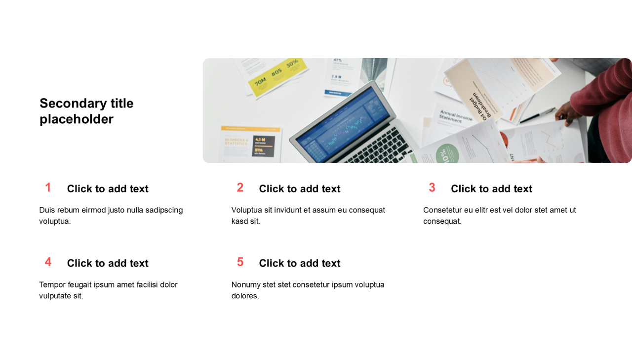 简约风含图片PPT列表