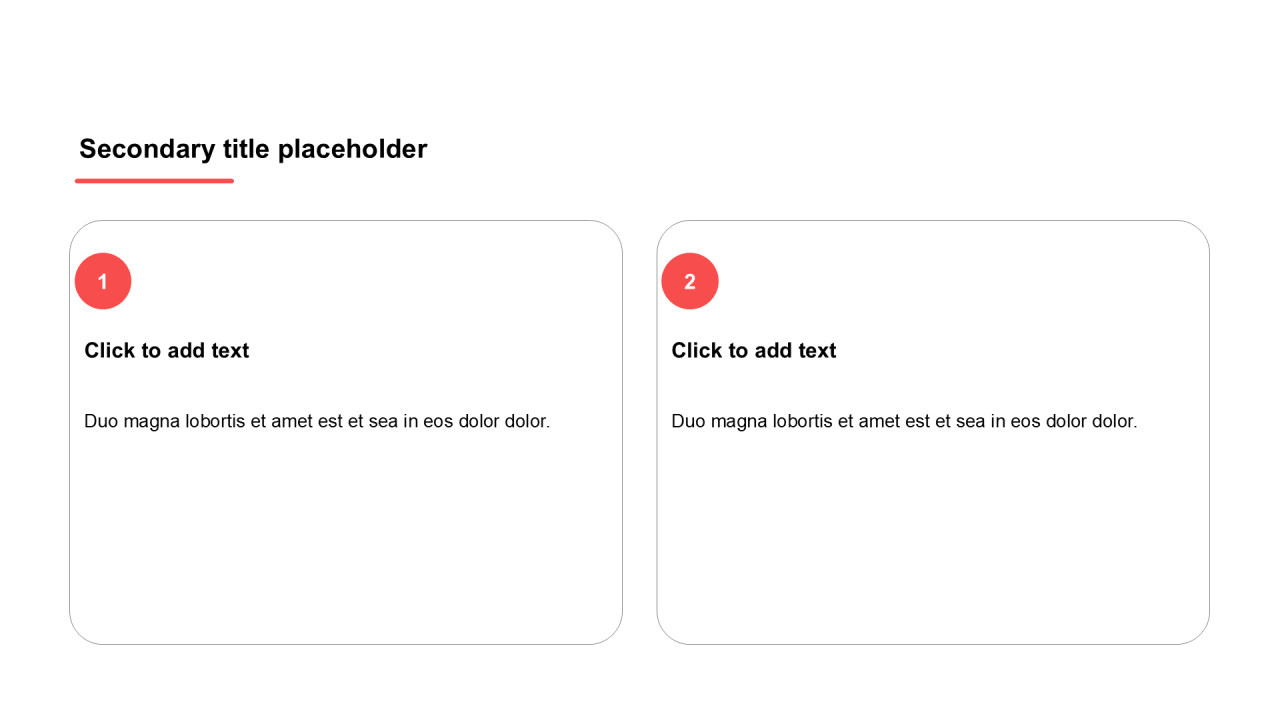 简约风纯文字PPT列表