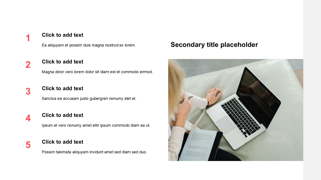 简约风含图片PPT列表