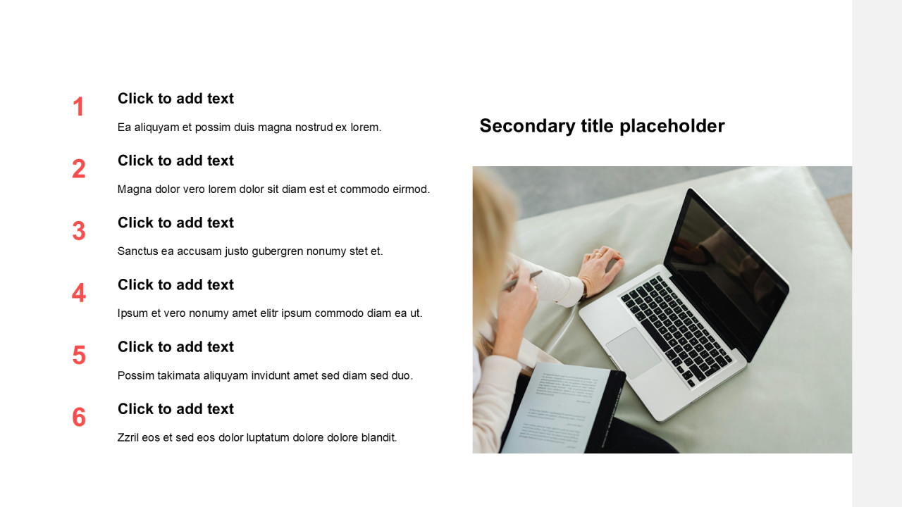 简约风含图片PPT列表