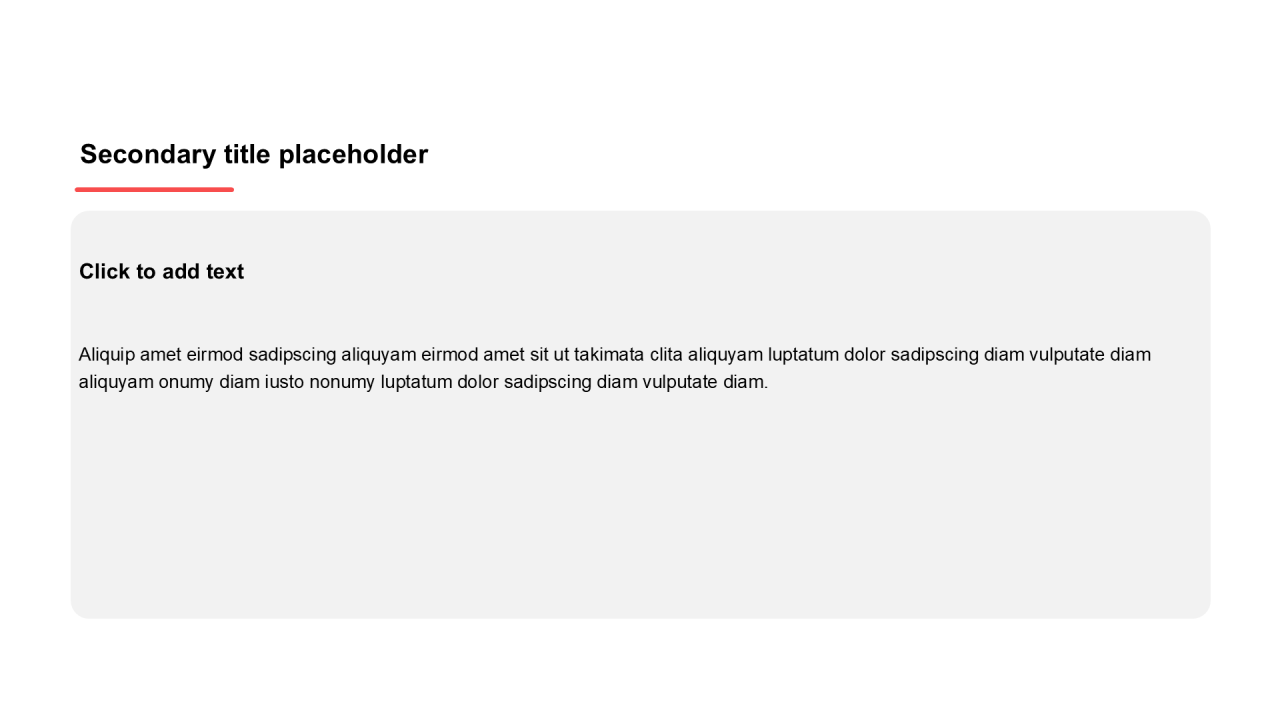 简约风纯文字PPT列表