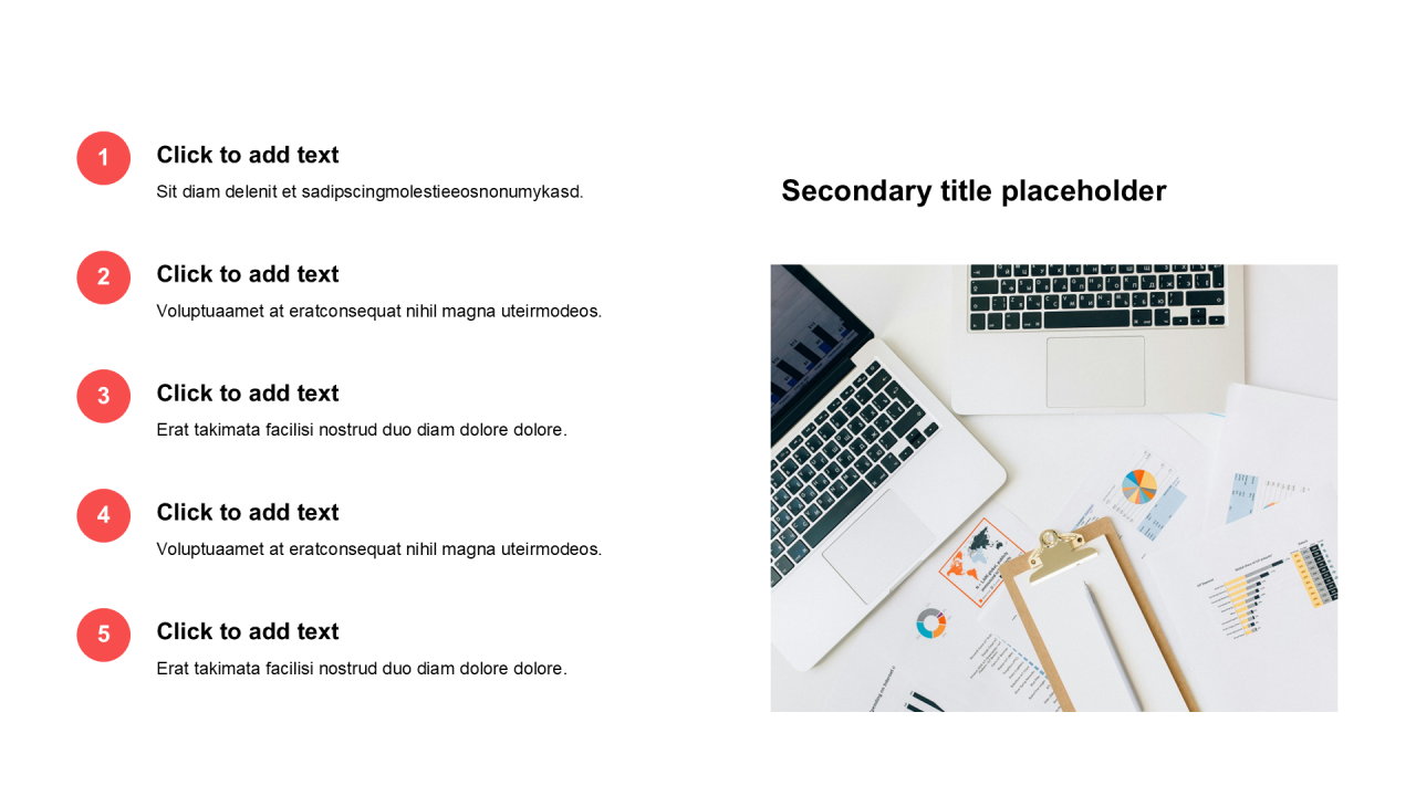 简约风含图片PPT列表