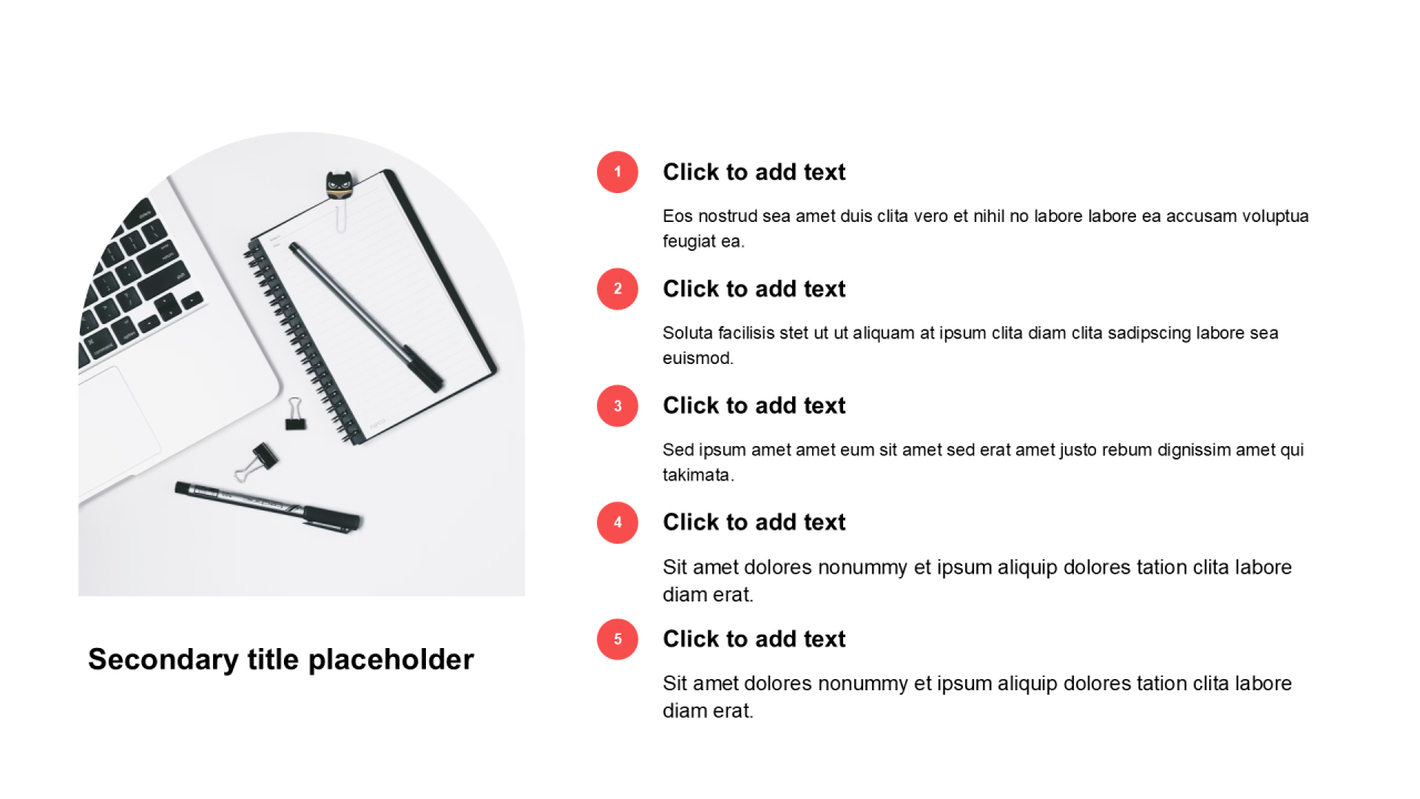 简约风含图片PPT列表