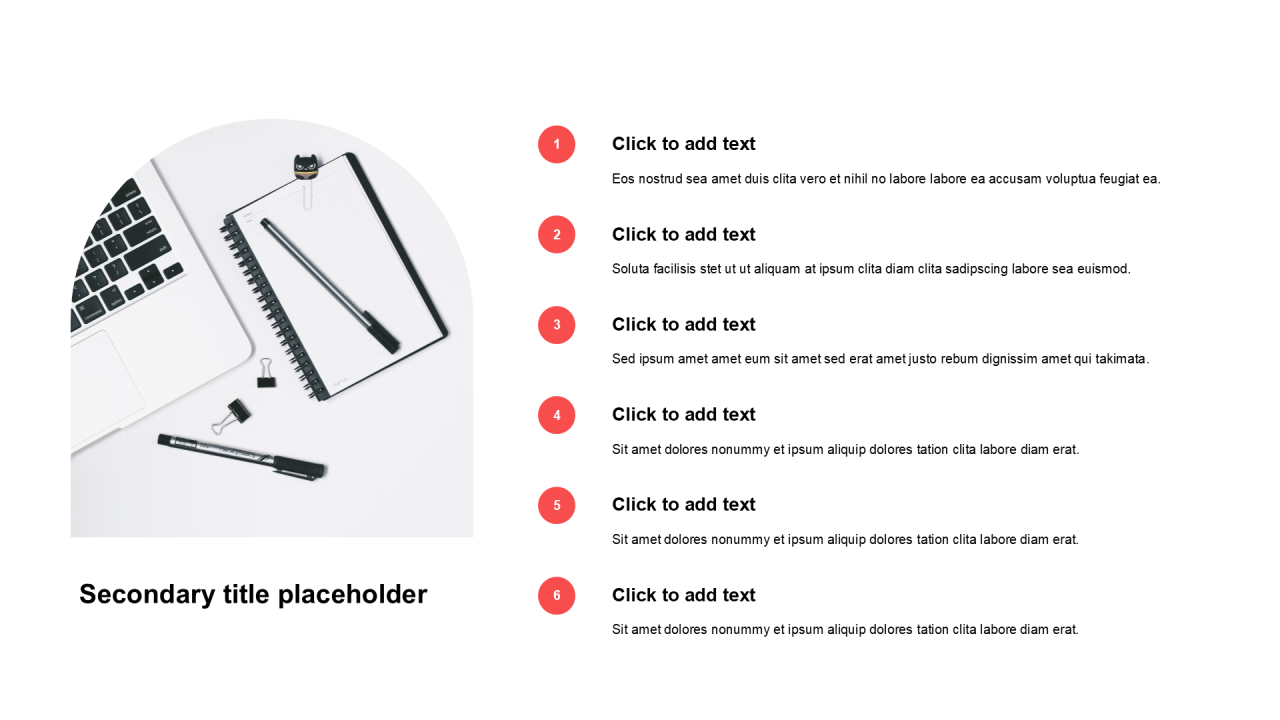简约风含图片PPT列表