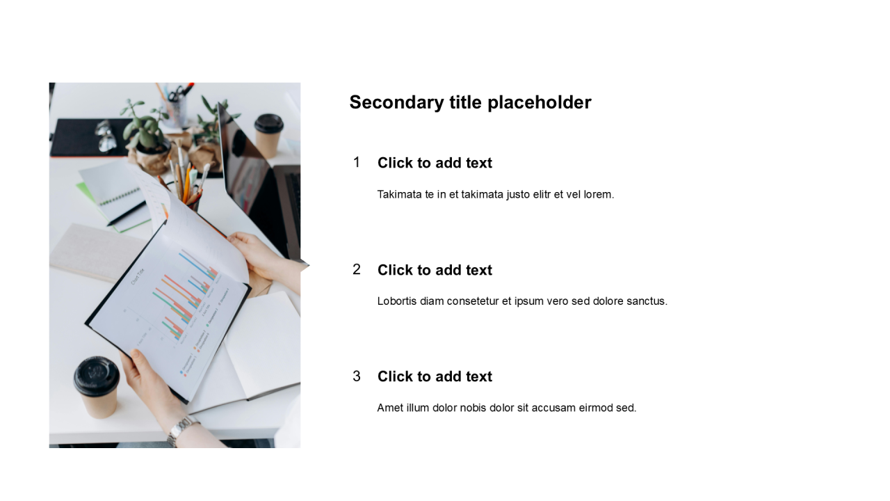 简约风含图片PPT列表