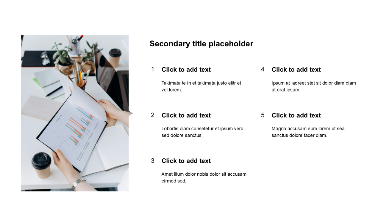 简约风含图片PPT列表