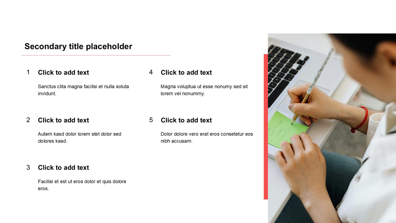 简约风含图片PPT列表