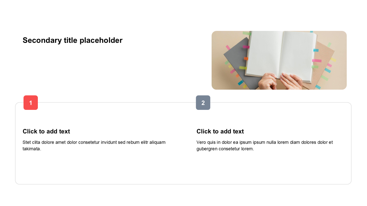 简约扁平含图片PPT列表