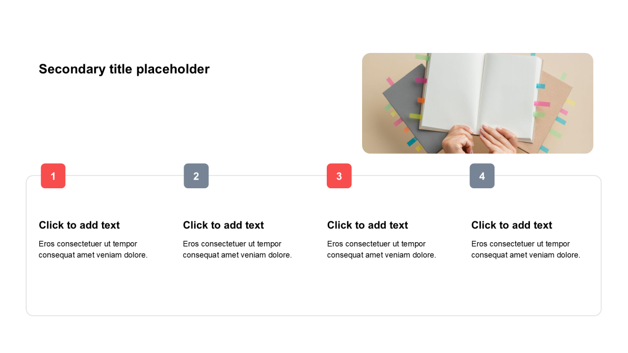 简约扁平含图片PPT列表