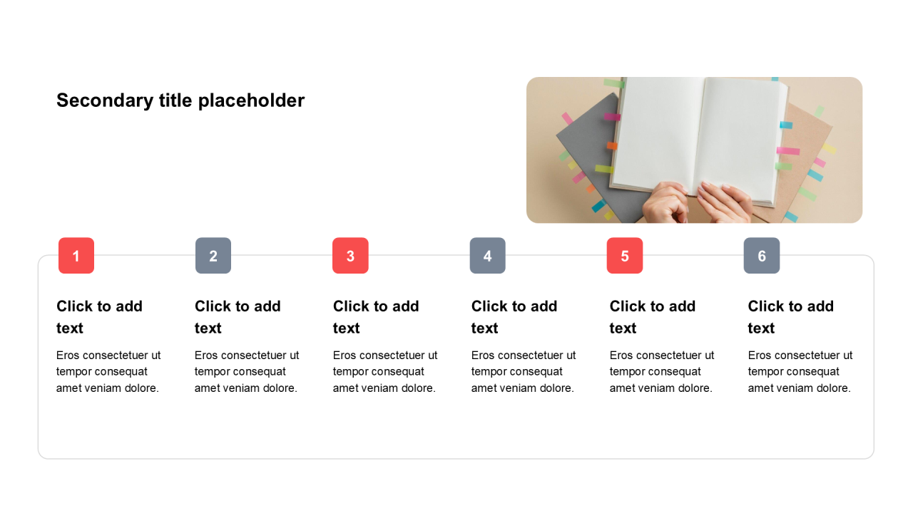 简约扁平含图片PPT列表