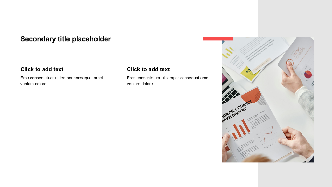 简约扁平含图片PPT列表