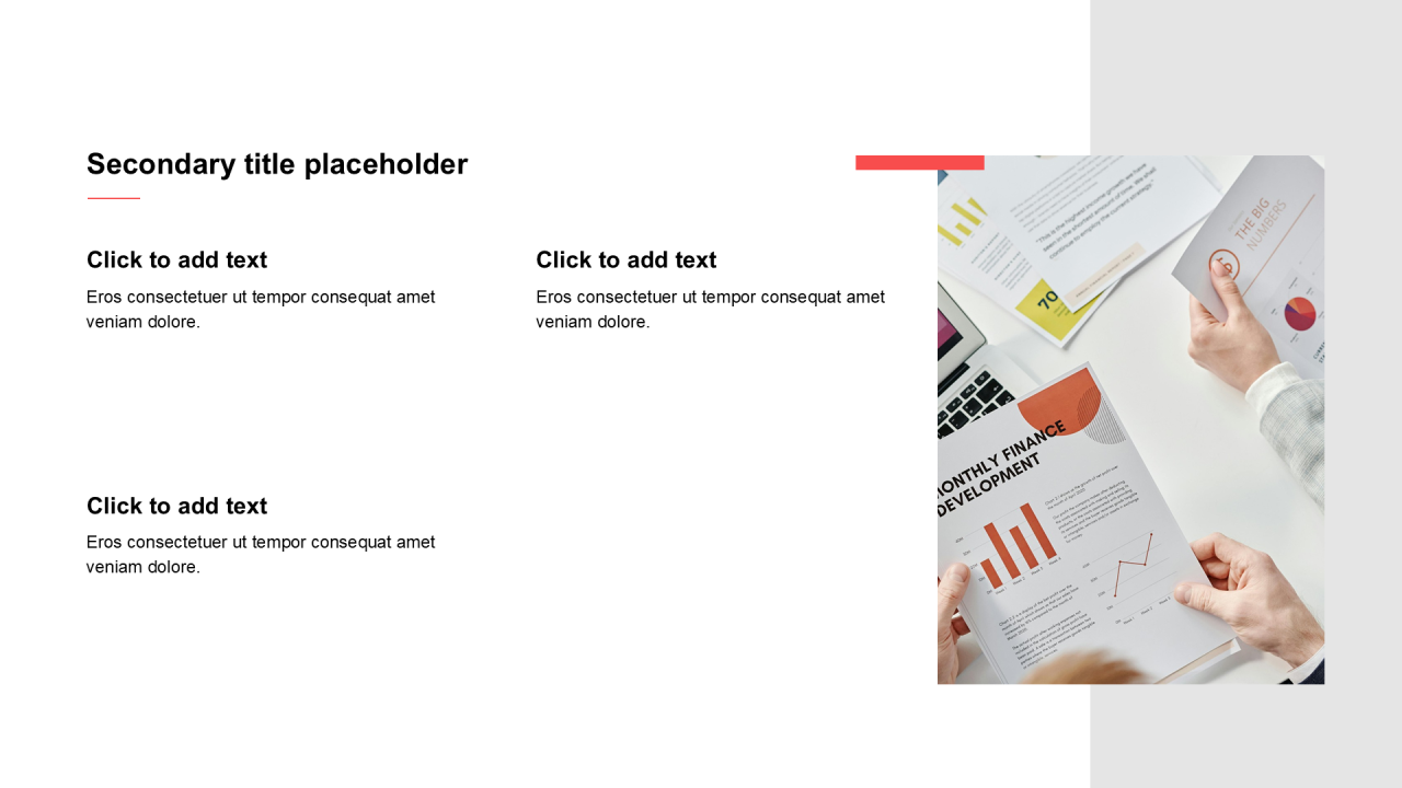 简约扁平含图片PPT列表