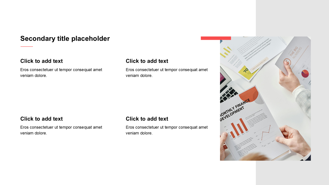 简约扁平含图片PPT列表