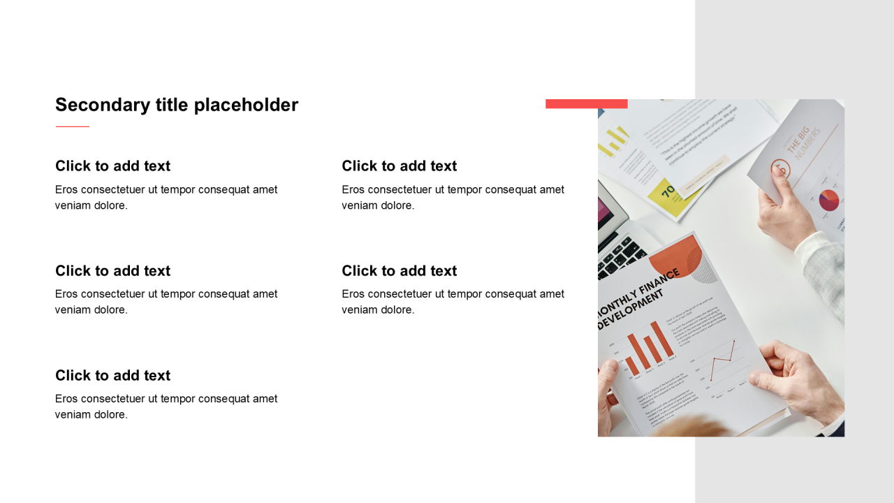 简约扁平含图片PPT列表