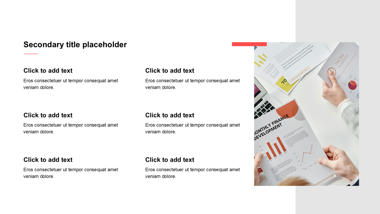 简约扁平含图片PPT列表