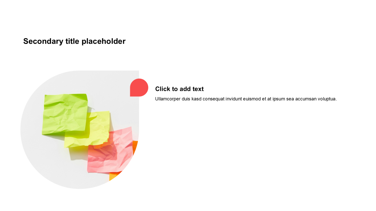 简约扁平含图片PPT列表